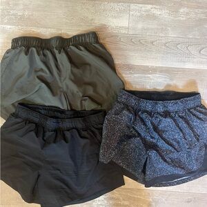 Lot of 3 womens size large active shorts